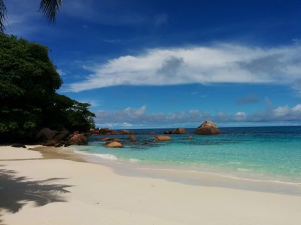 Plaja Anse Lazio, insula Praslin, Seychelles
