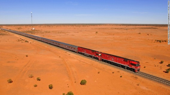Tren Adelaide - Darwin