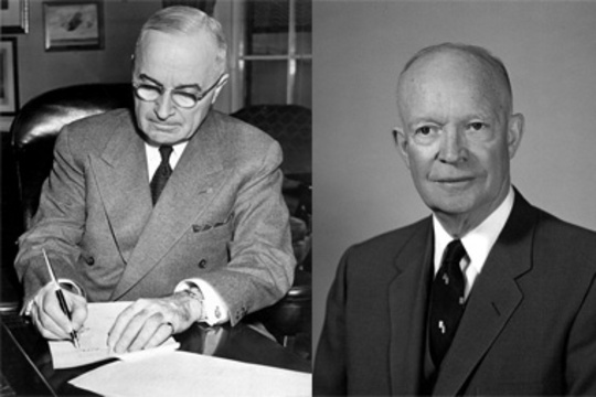 Harry Truman şi Dwight Eisenhower